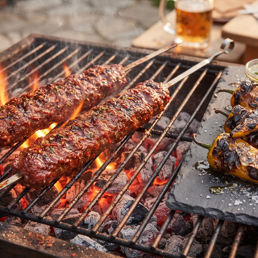 Kebaba Tûj, vom Kohlegrill